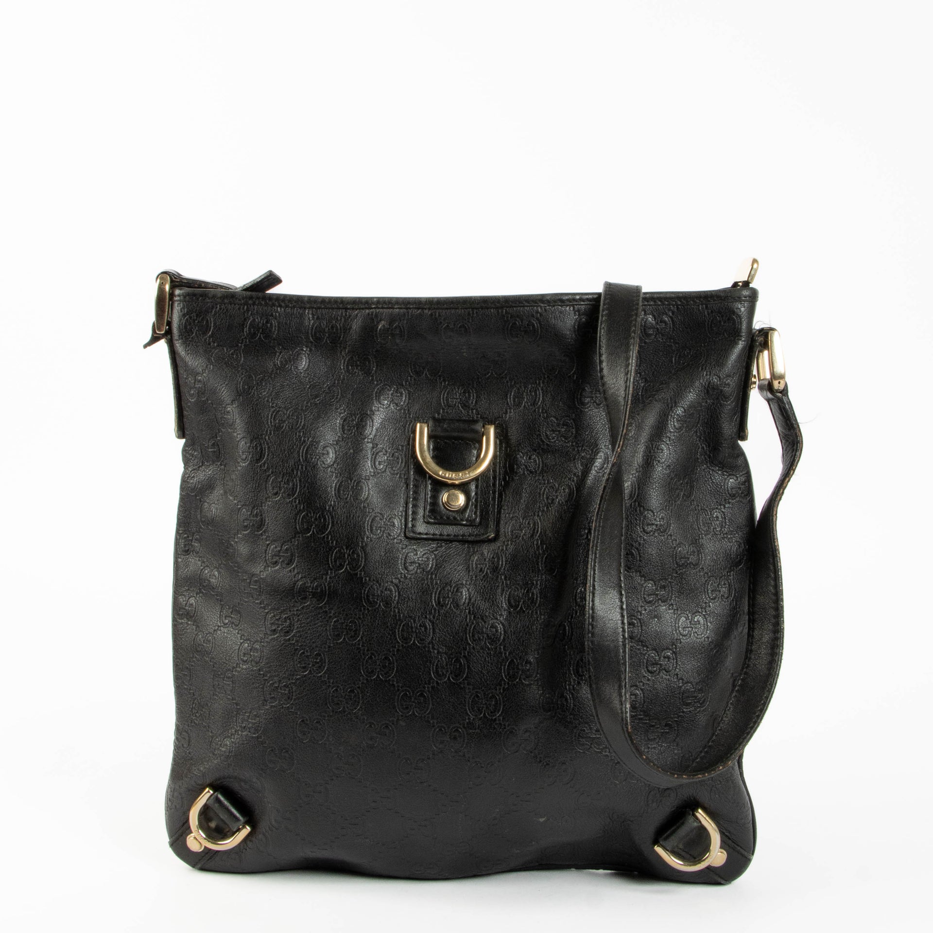 Shop this 100% authentic Gucci Black Guccissima Shoulder Bag at Labellov.com