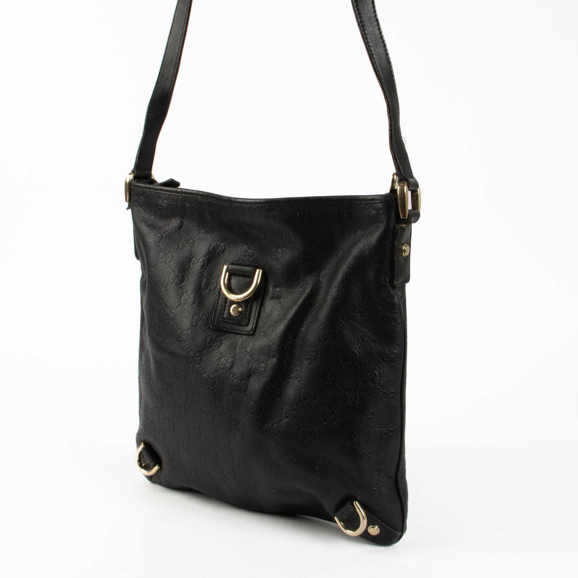 Shop this 100% authentic Gucci Black Guccissima Shoulder Bag at Labellov.com