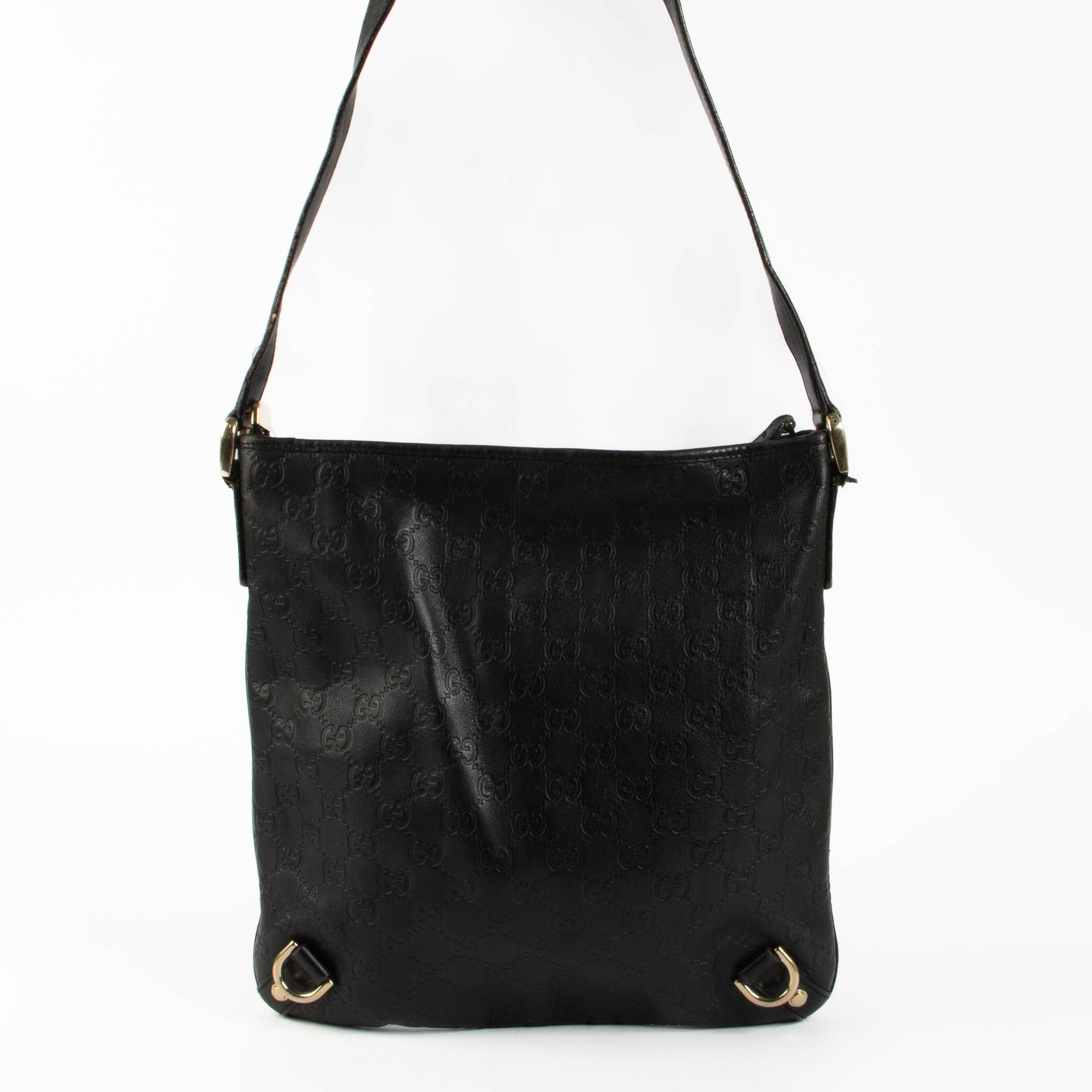 Shop this 100% authentic Gucci Black Guccissima Shoulder Bag at Labellov.com