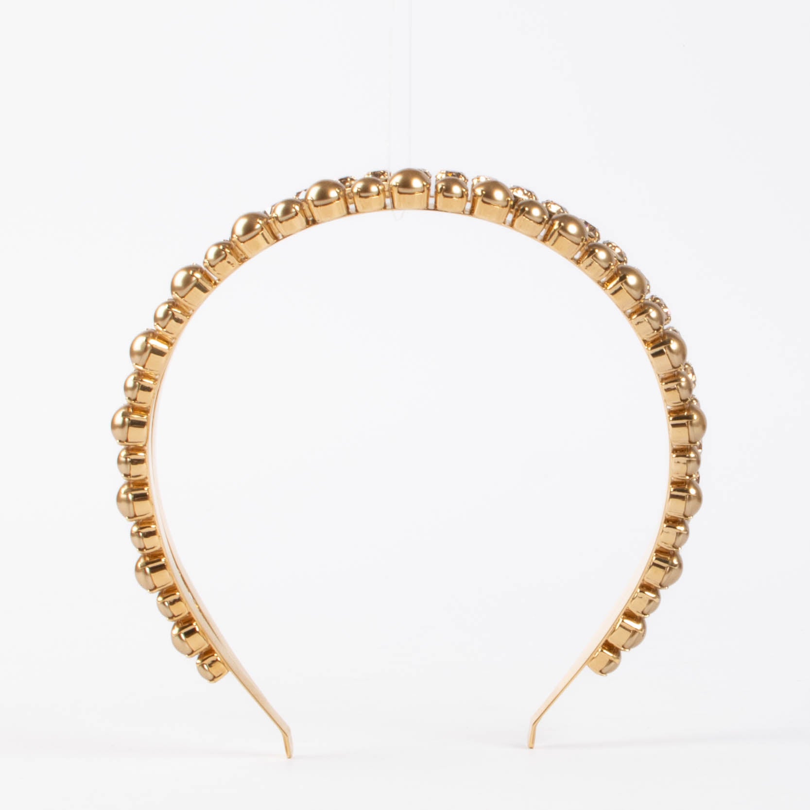 Shop the authentic Miu Miu Gold Diadem second hand Labellov.com