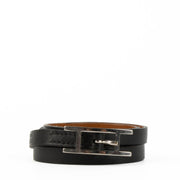 Shop this auhthentic Hermes Black Hapi 3 Bracelet pre-loved on Labellov.com 
