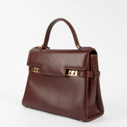 Shop this authentic Delvaux Brown Box Calf Vintage Tempête MM pre-loved on Labellov.com