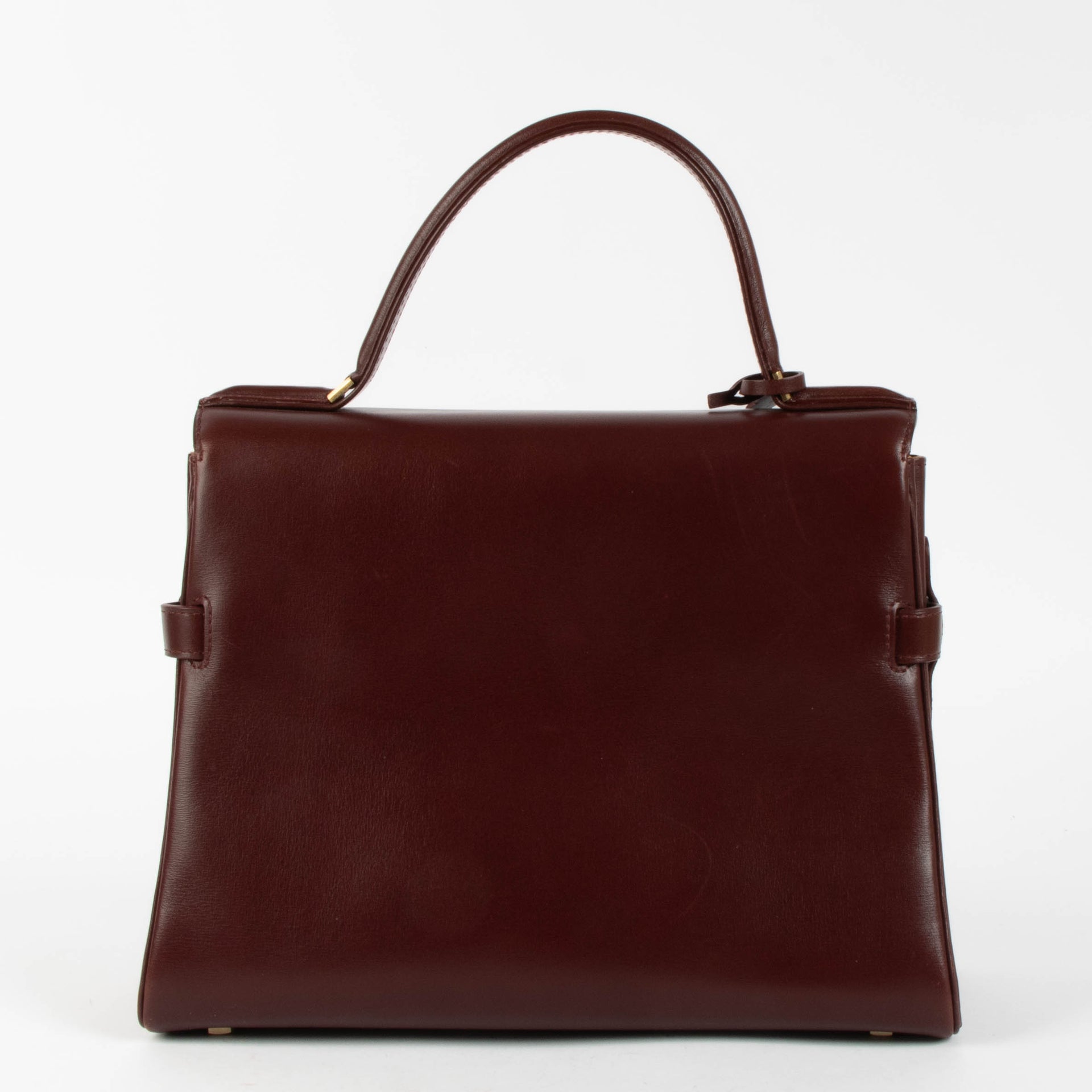Shop this authentic Delvaux Brown Box Calf Vintage Tempête MM pre-loved on Labellov.com