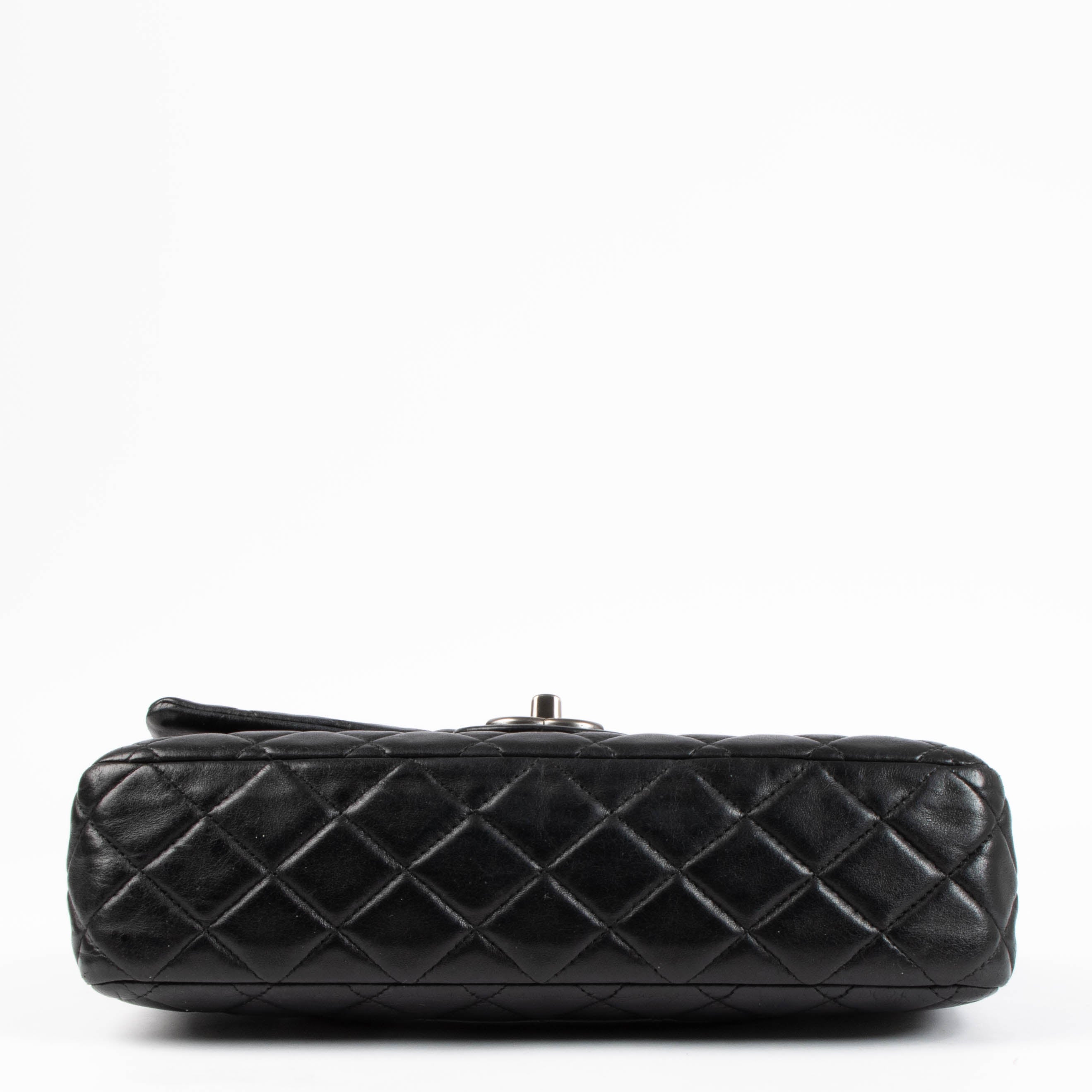 Chanel Black Medium Lambskin Flap Bag RHW – Labellov