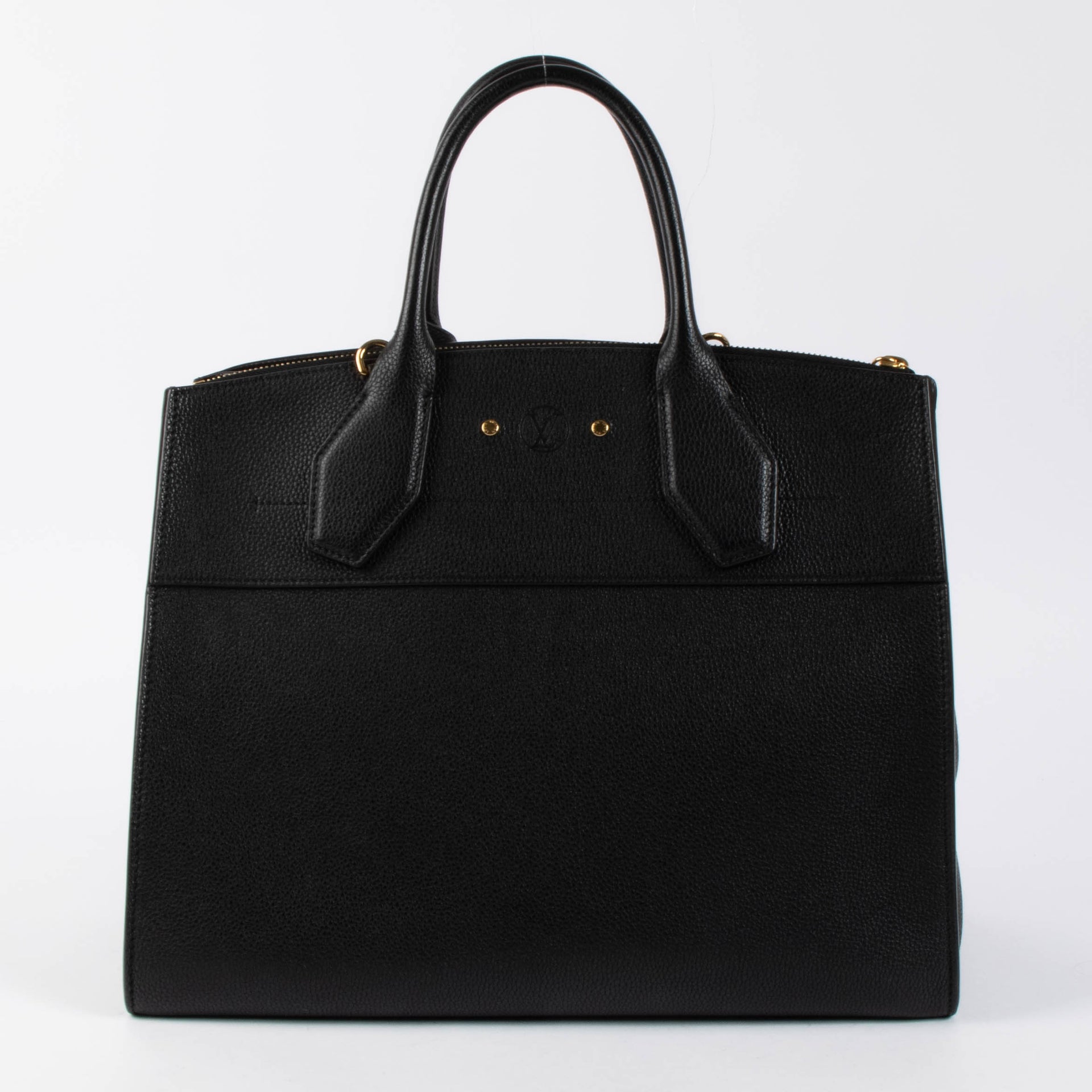 Louis Vuitton Black Leather City Steamer GM