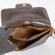 Shop authentic Delvaux Brown Vintage Crocodile Shoulder Bag on Labellov.com.