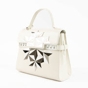 Shop the authentic Delvaux White Box Calf Poussiere d'Eoiles Tempête MM second hand on Labellov.com