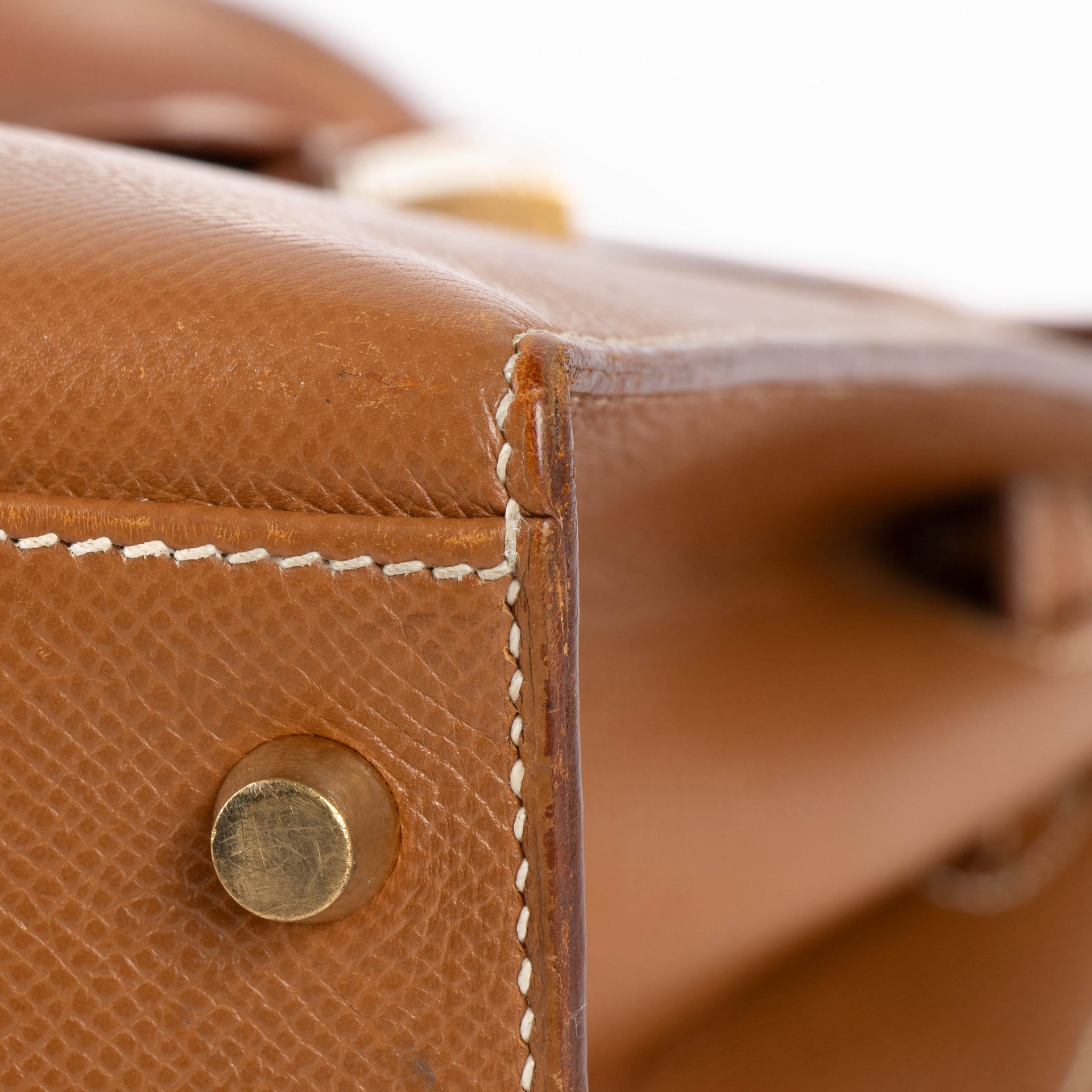 Hermes Kelly 35 Gold Courchevel GHW