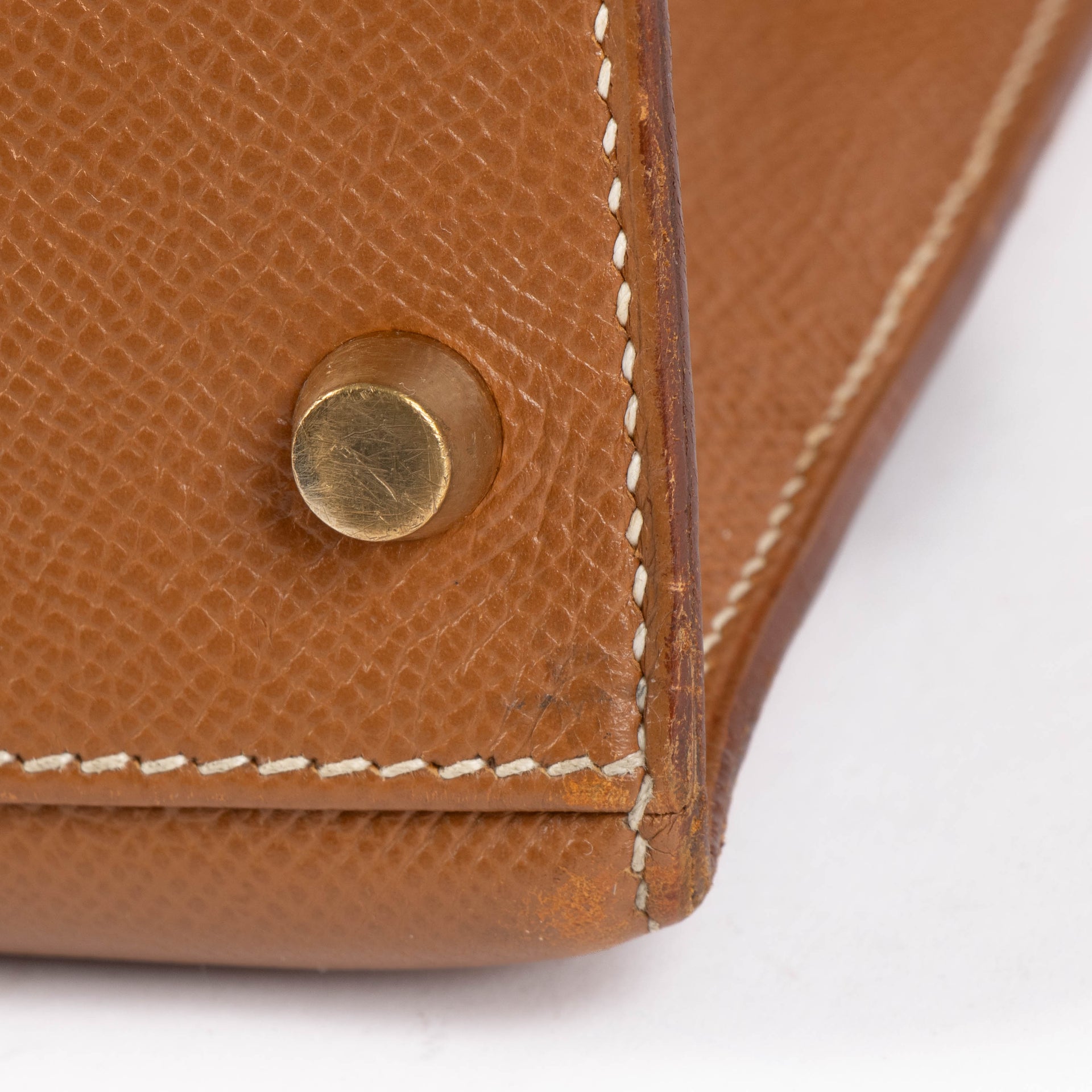 Hermes Kelly 35 Gold Courchevel GHW