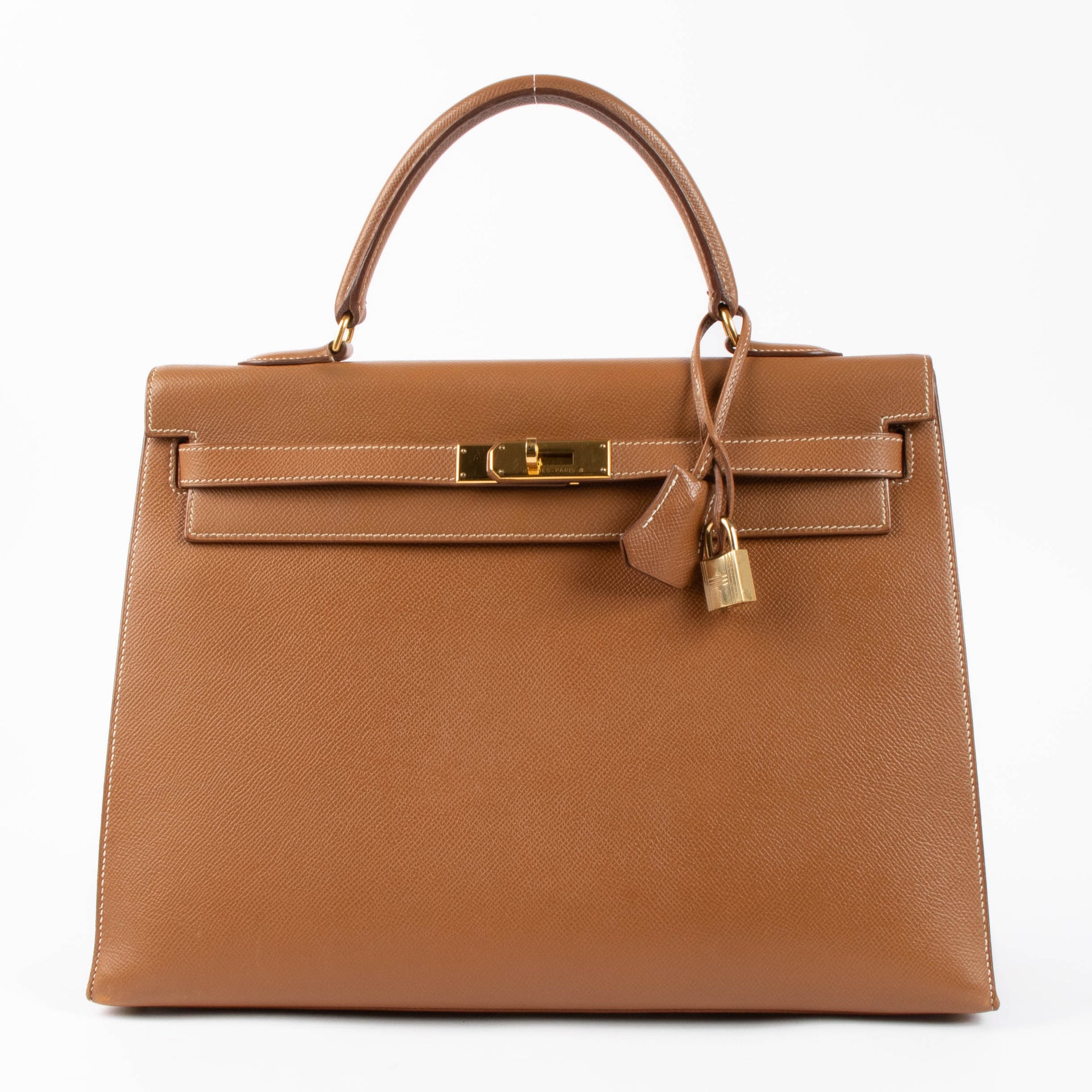 Hermes Kelly 35 Gold Courchevel GHW