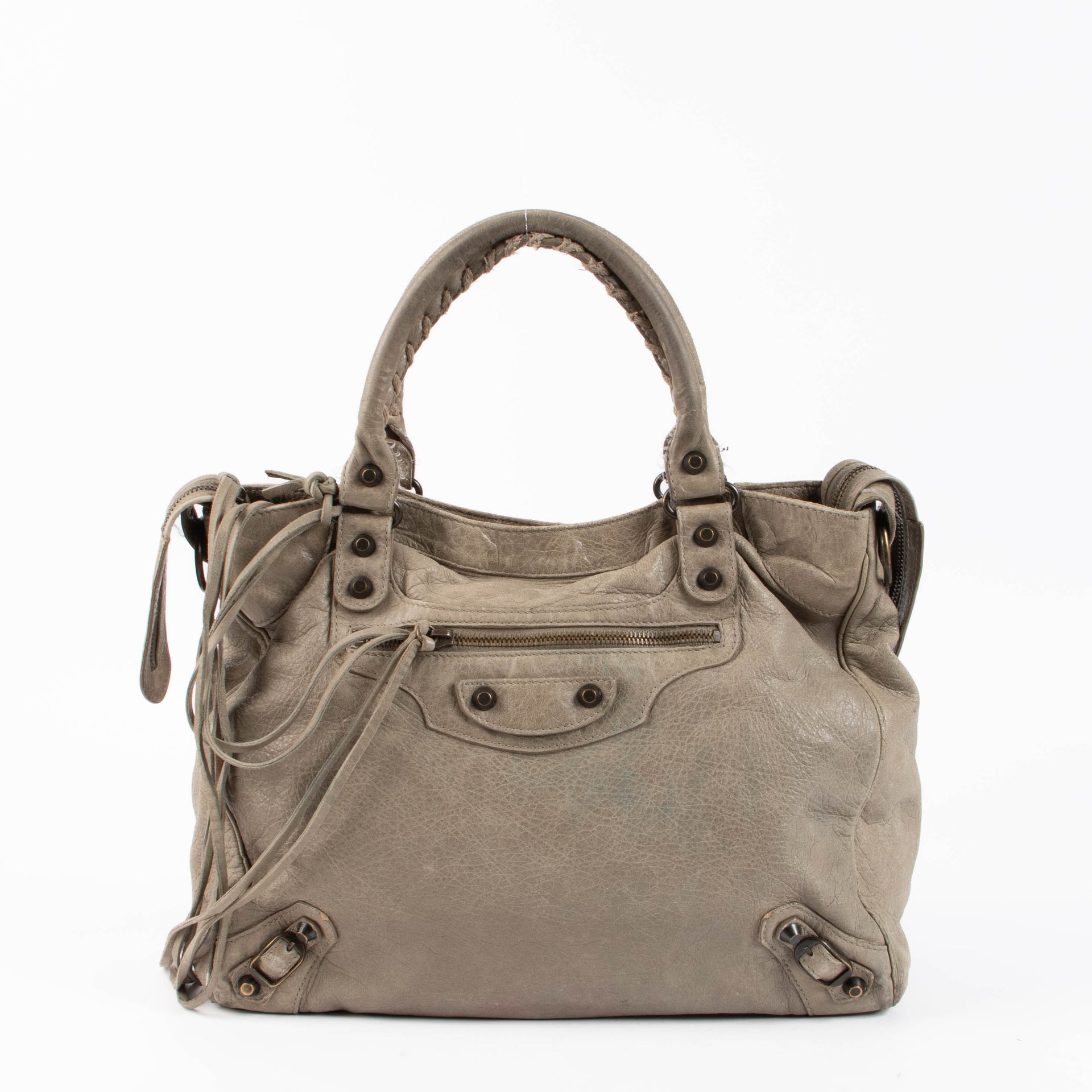 Balenciaga Grey Classic Velo Bag