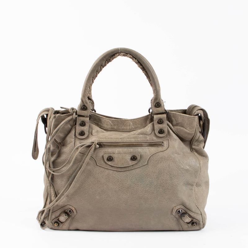 Balenciaga Grey Classic Velo Bag