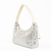 Shop this 100% authentic Prada Crystal Re-Edition 2000 Mini Satin Bag at Labellov.com