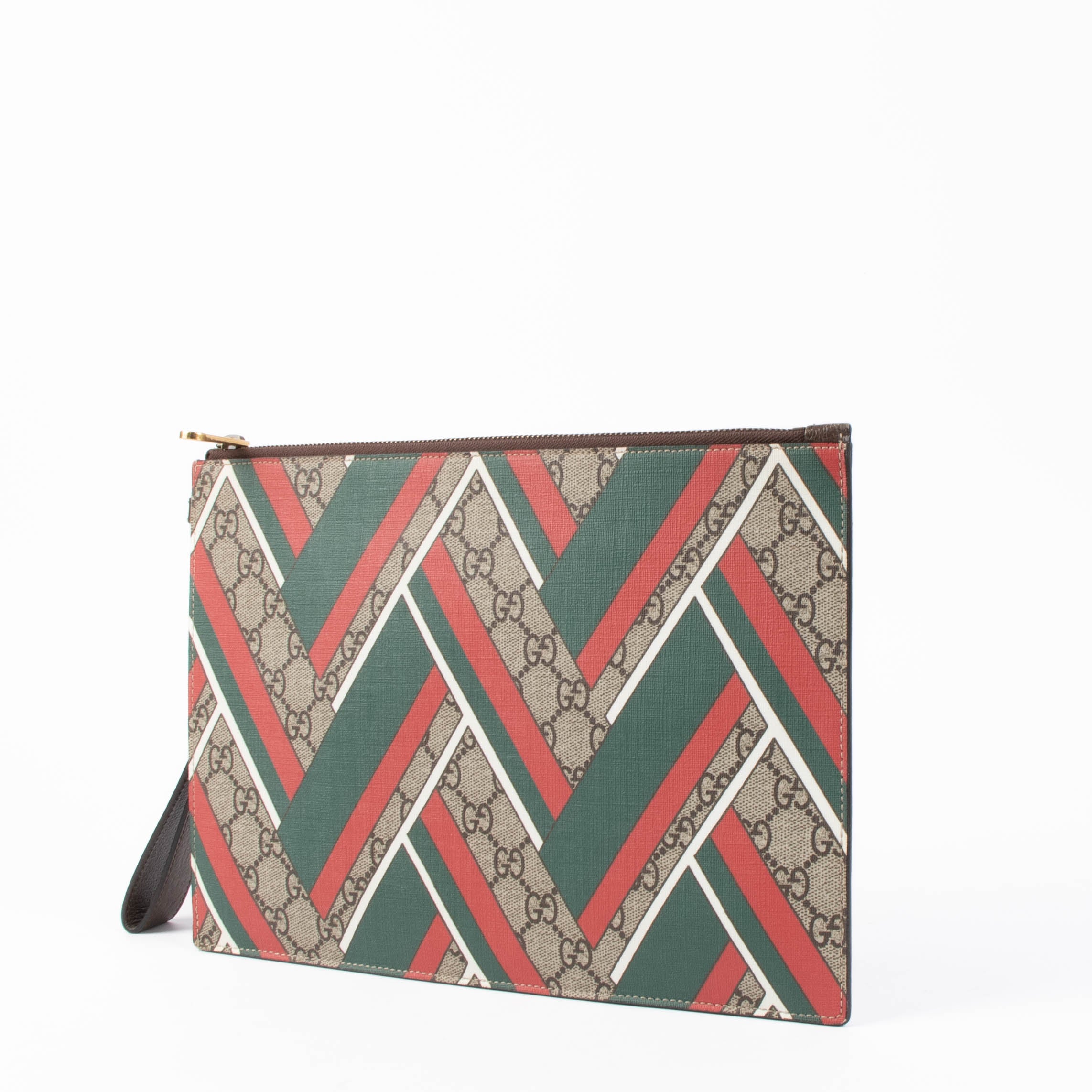 Gucci GG Supreme Chevron Clutch – Labellov