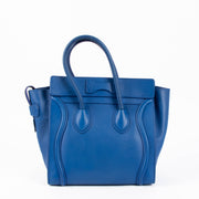 Shop this 100% authentic Celine Electric Blue Micro Luggage Bag at Labellov.com