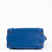 Shop this 100% authentic Celine Electric Blue Micro Luggage Bag at Labellov.com