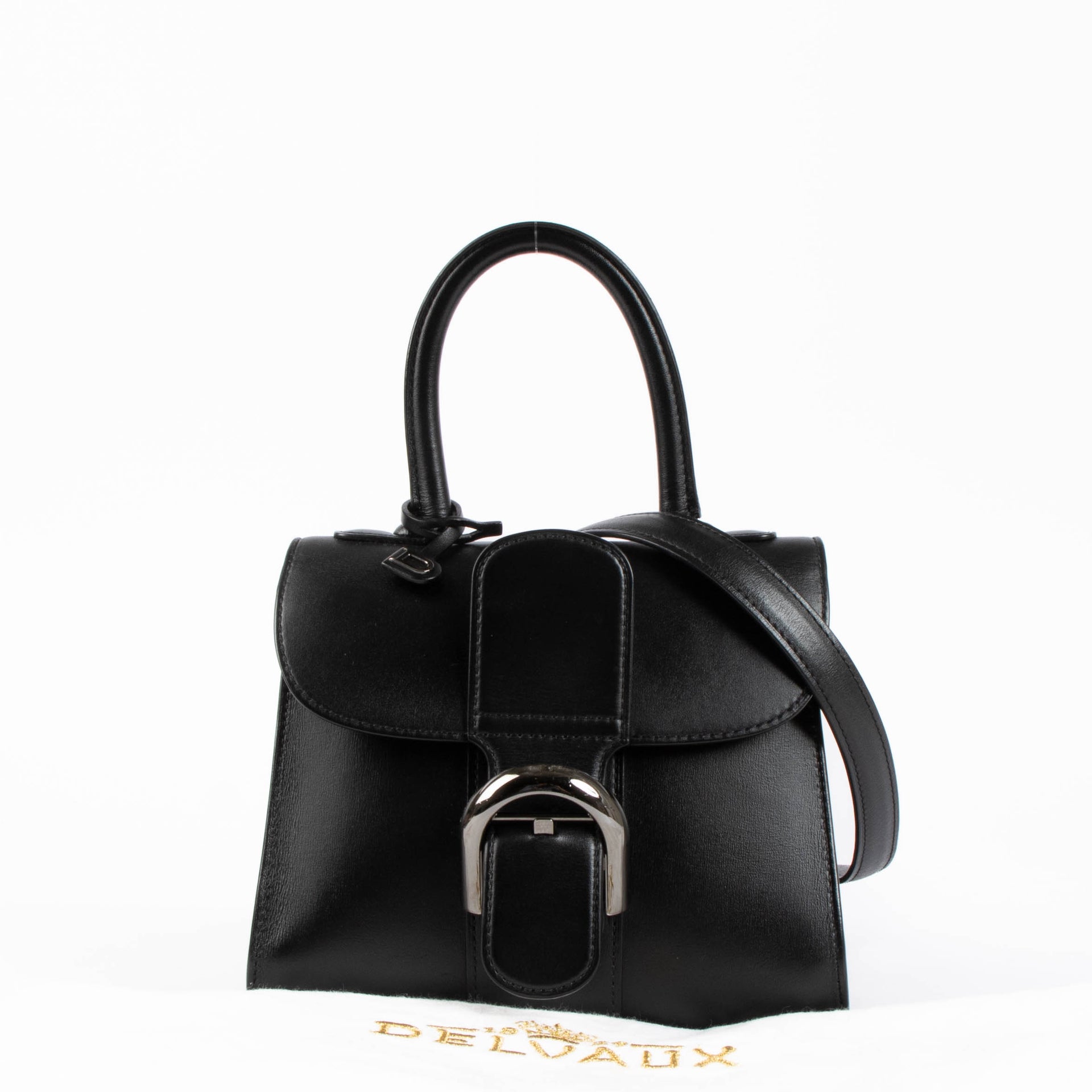 Shop this 100% authentic Delvaux So Black Box Calf Brillant Mini at Labellov.com