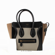 Shop this authentic Celine Tri-Color Micro Luggage Bag pre-loved on Labellov.com 