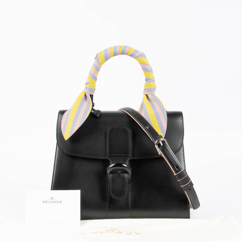 Shop this authentic Delvaux Black Box Calf Brillant MM Magic pre-loved on Labellov.com 