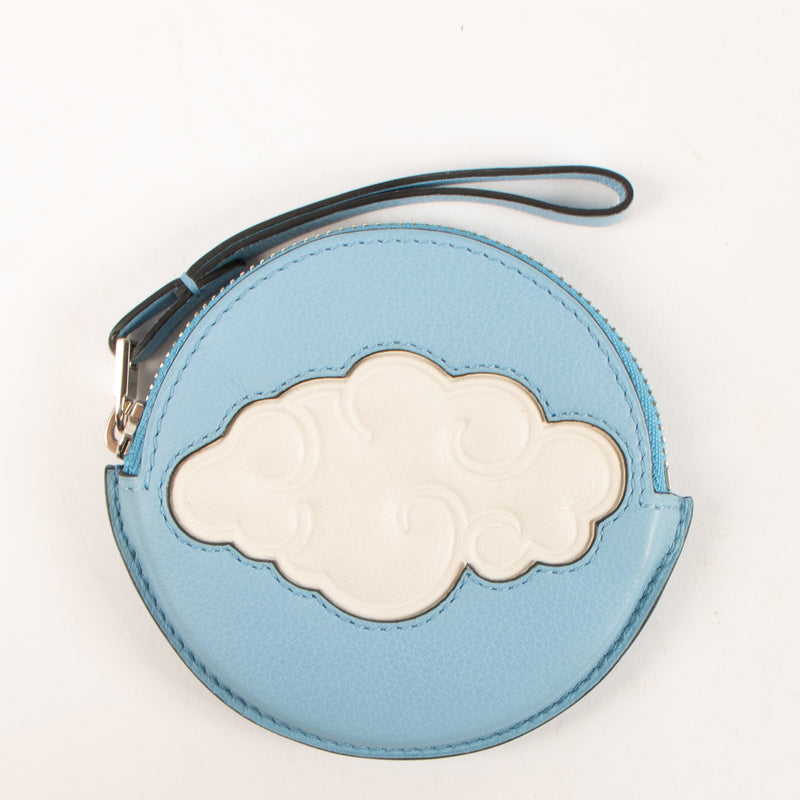 Shop this authentic Delvaux Blue Dans les Nuages Coin Purse Pre-Loved on Labellov.com