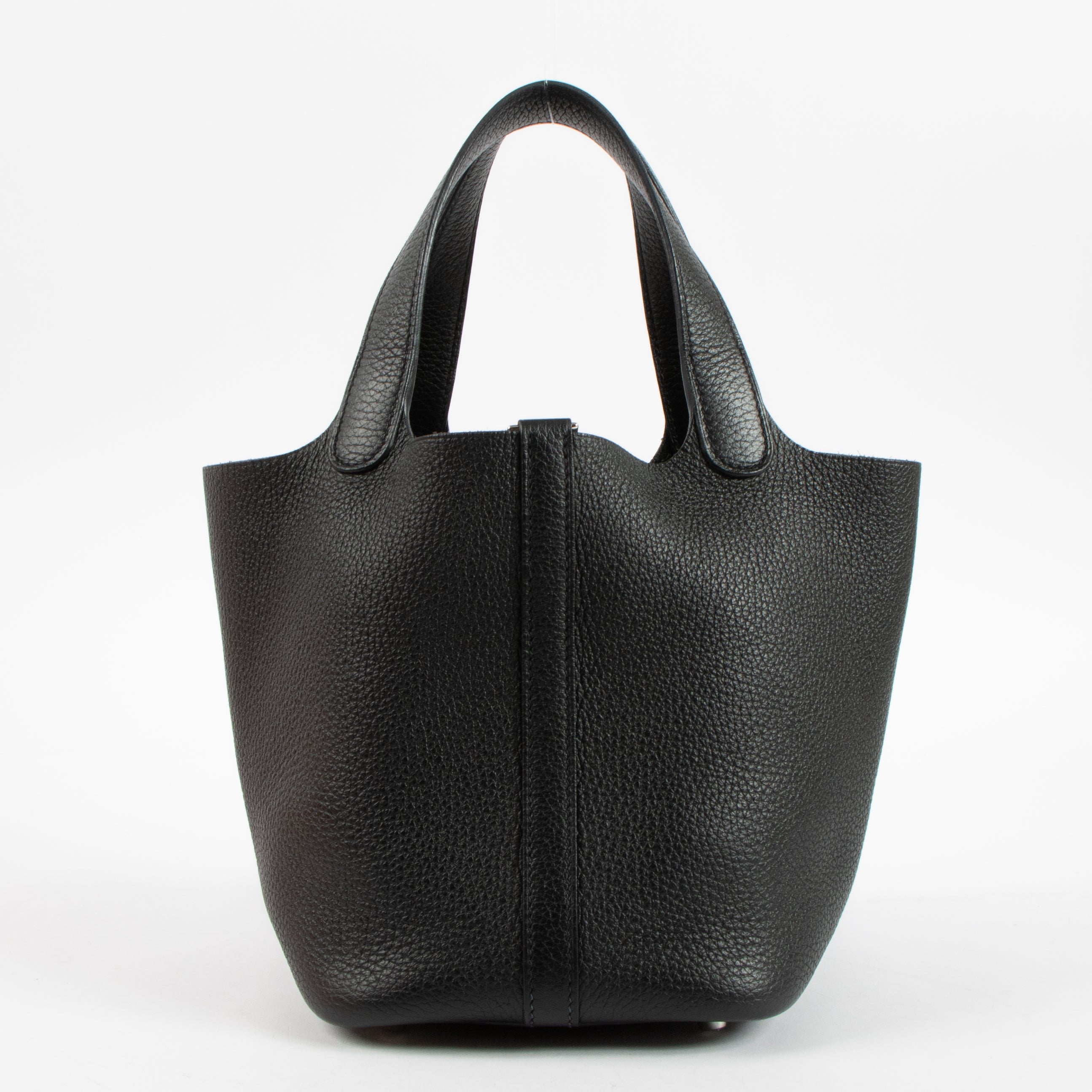 Hermès Picotin Lock 18 Black Clemence PHW – Labellov