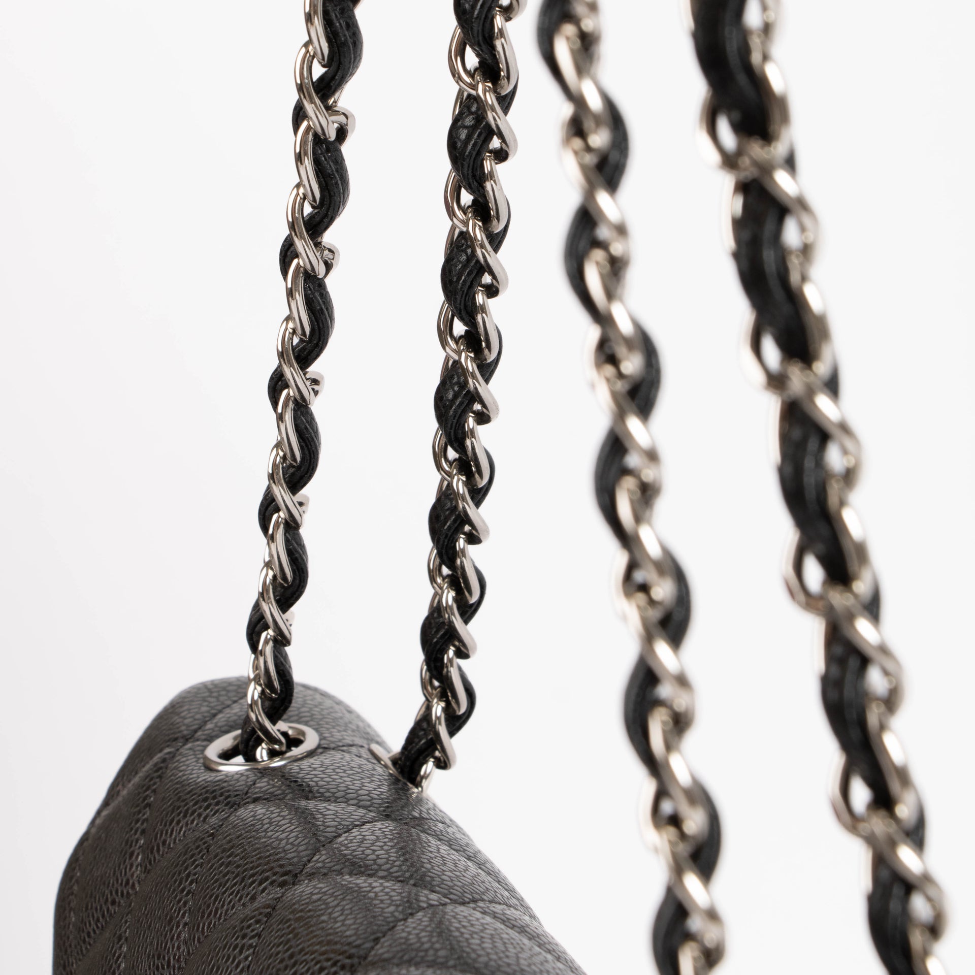 Chanel Black Caviar Maxi Classic Bag