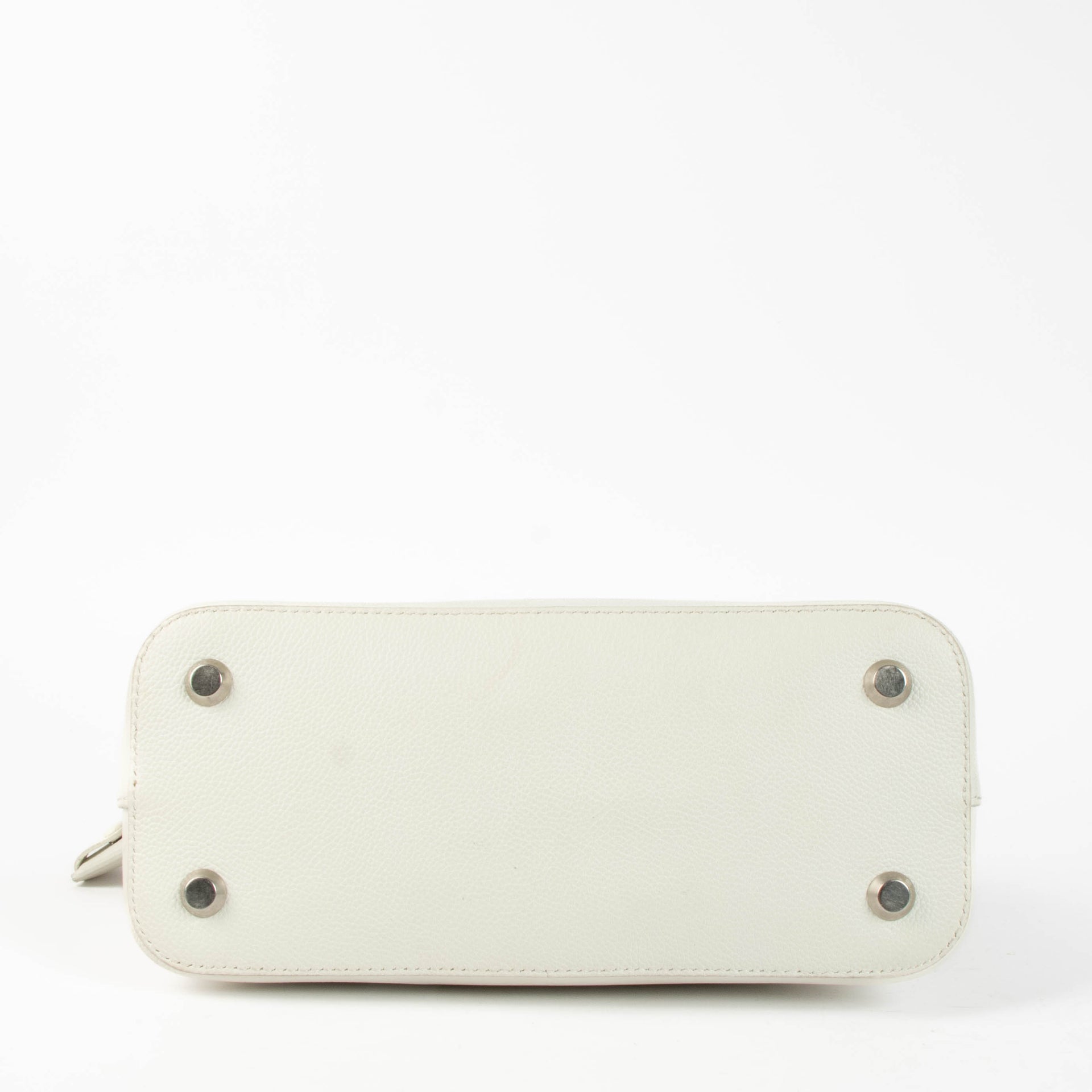 Shop this authentic Balenciaga White Logo Ville Small Bag pre-loved on Labellov.com
