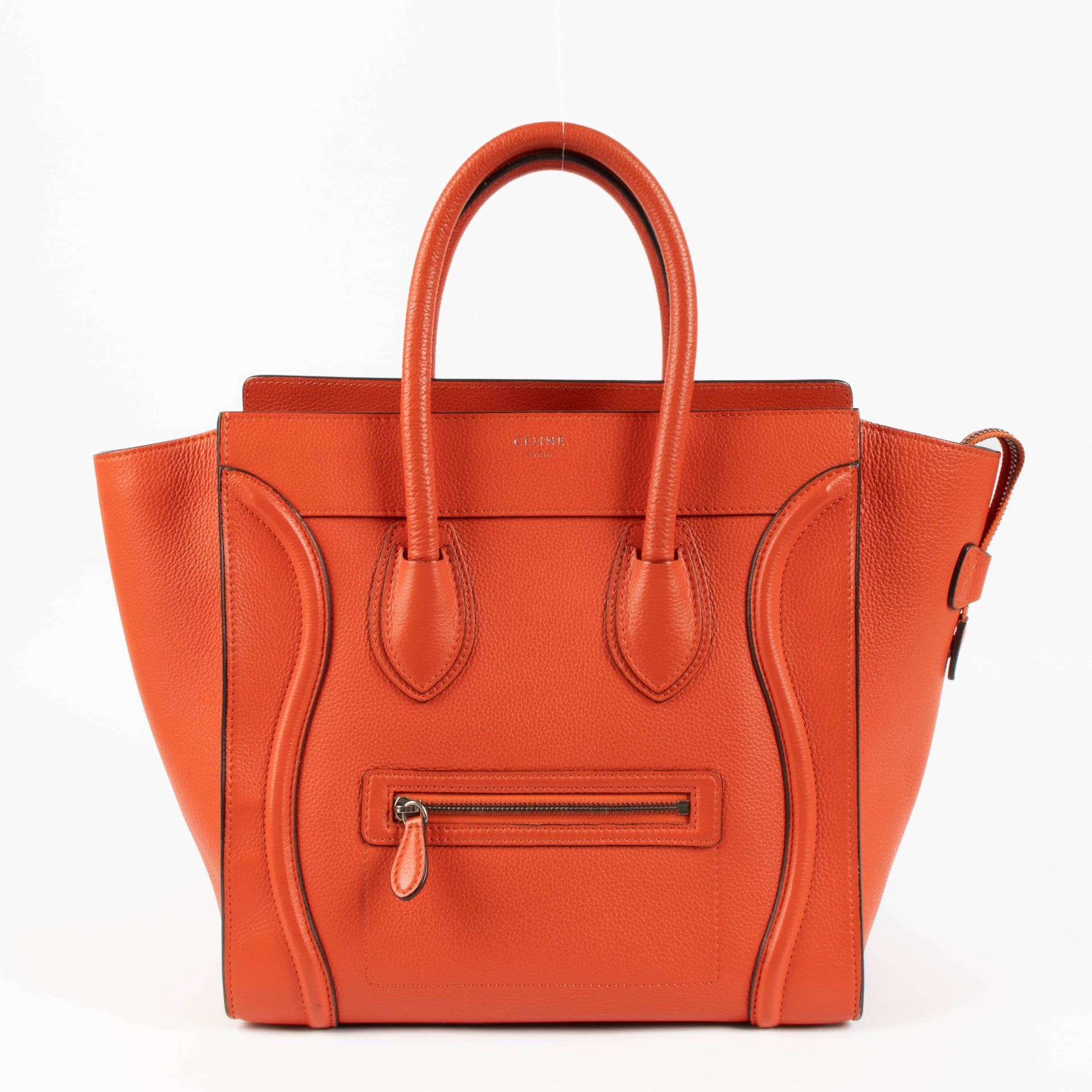Shop this 100% authentic Celine Red Mini Luggage Tote at Labellov.com