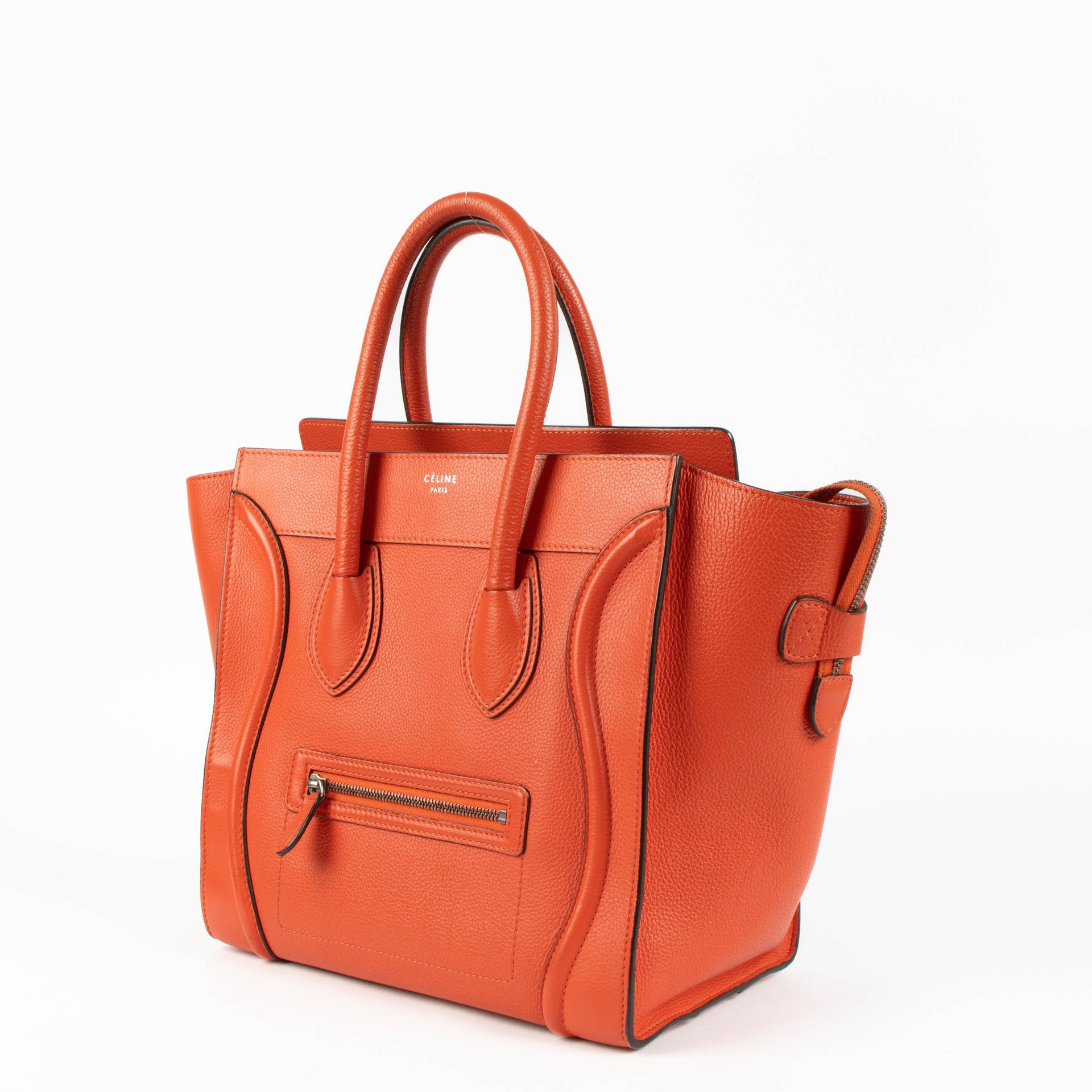 Shop this 100% authentic Celine Red Mini Luggage Tote at Labellov.com