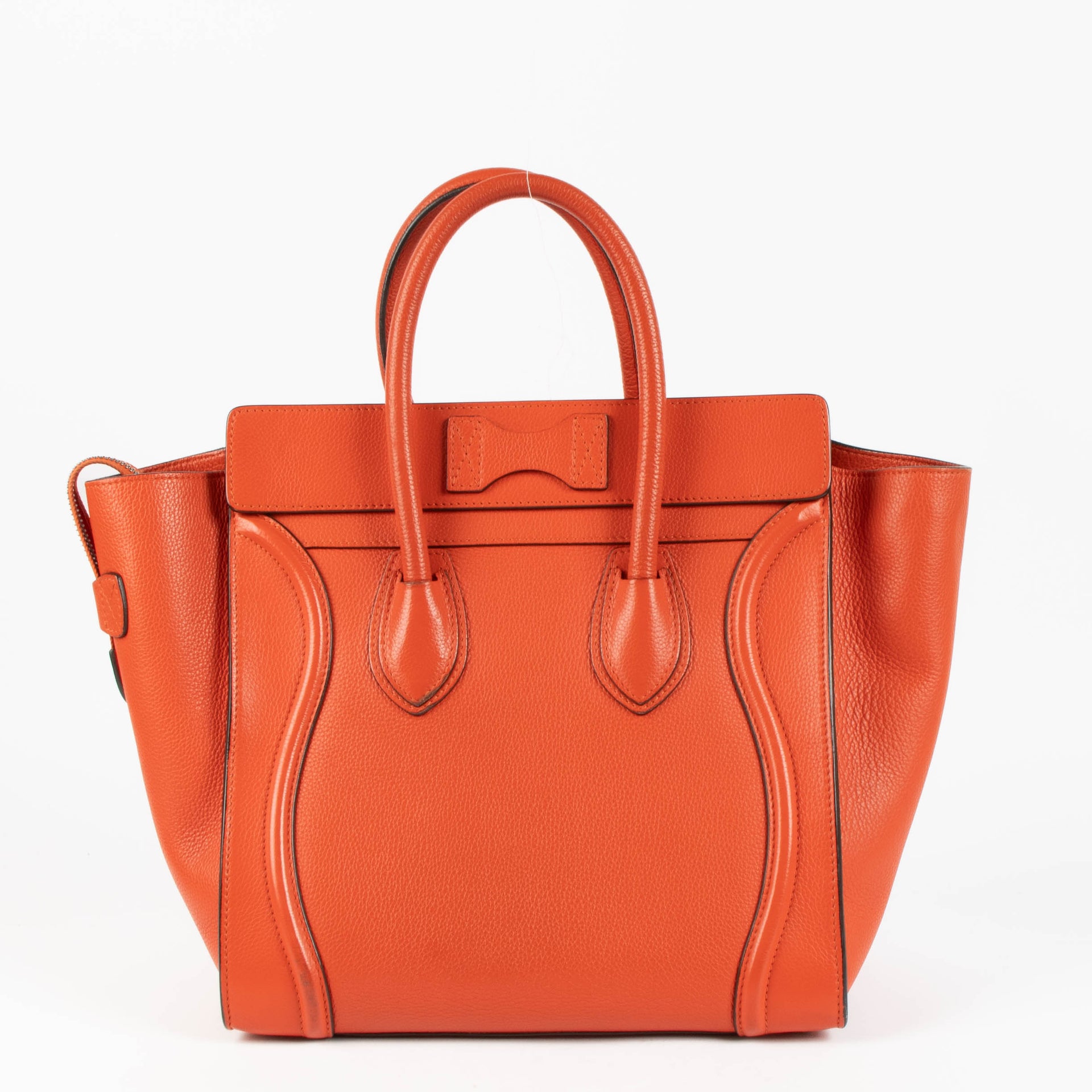 Shop this 100% authentic Celine Red Mini Luggage Tote at Labellov.com