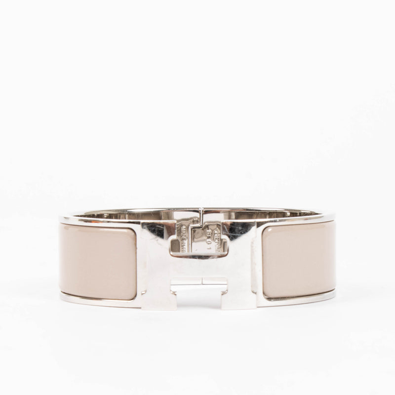 Hermes Clic Clac H Taupe Bracelet