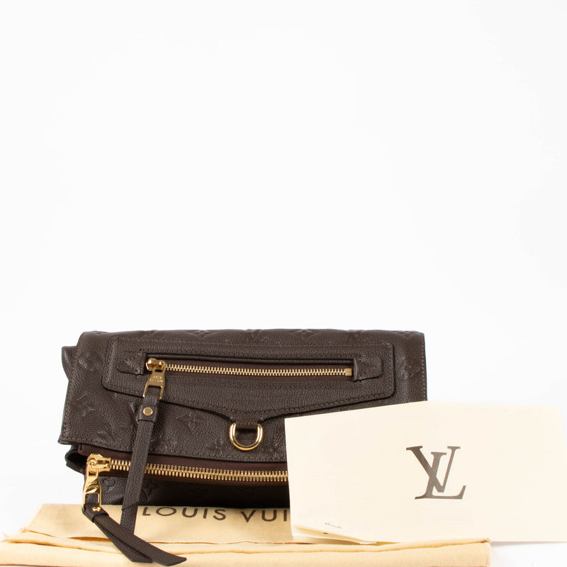 Shop the authentic Louis Vuitton Terre Mongoram Empreinte Petillante Clutch second hand on Labellov.com