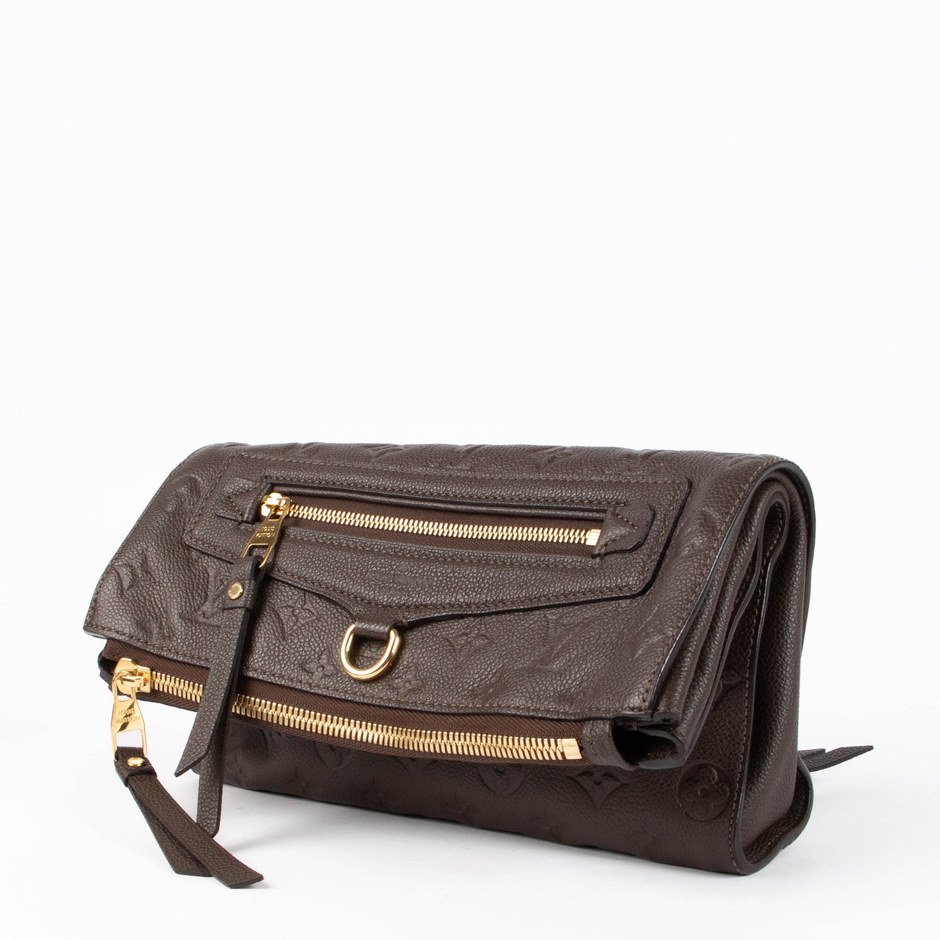 Shop the authentic Louis Vuitton Terre Mongoram Empreinte Petillante Clutch second hand on Labellov.com