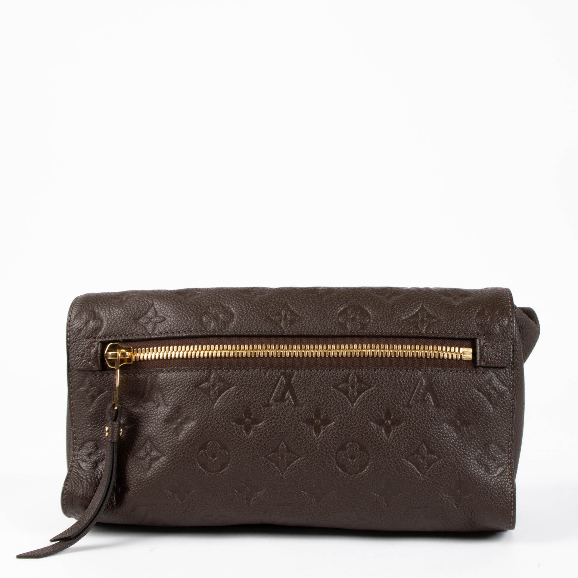 Shop the authentic Louis Vuitton Terre Mongoram Empreinte Petillante Clutch second hand on Labellov.com