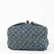 Shop the authentic Louis Vuitton Blue Monogram Denim Sac A Dos GM second hand on Labellov.com