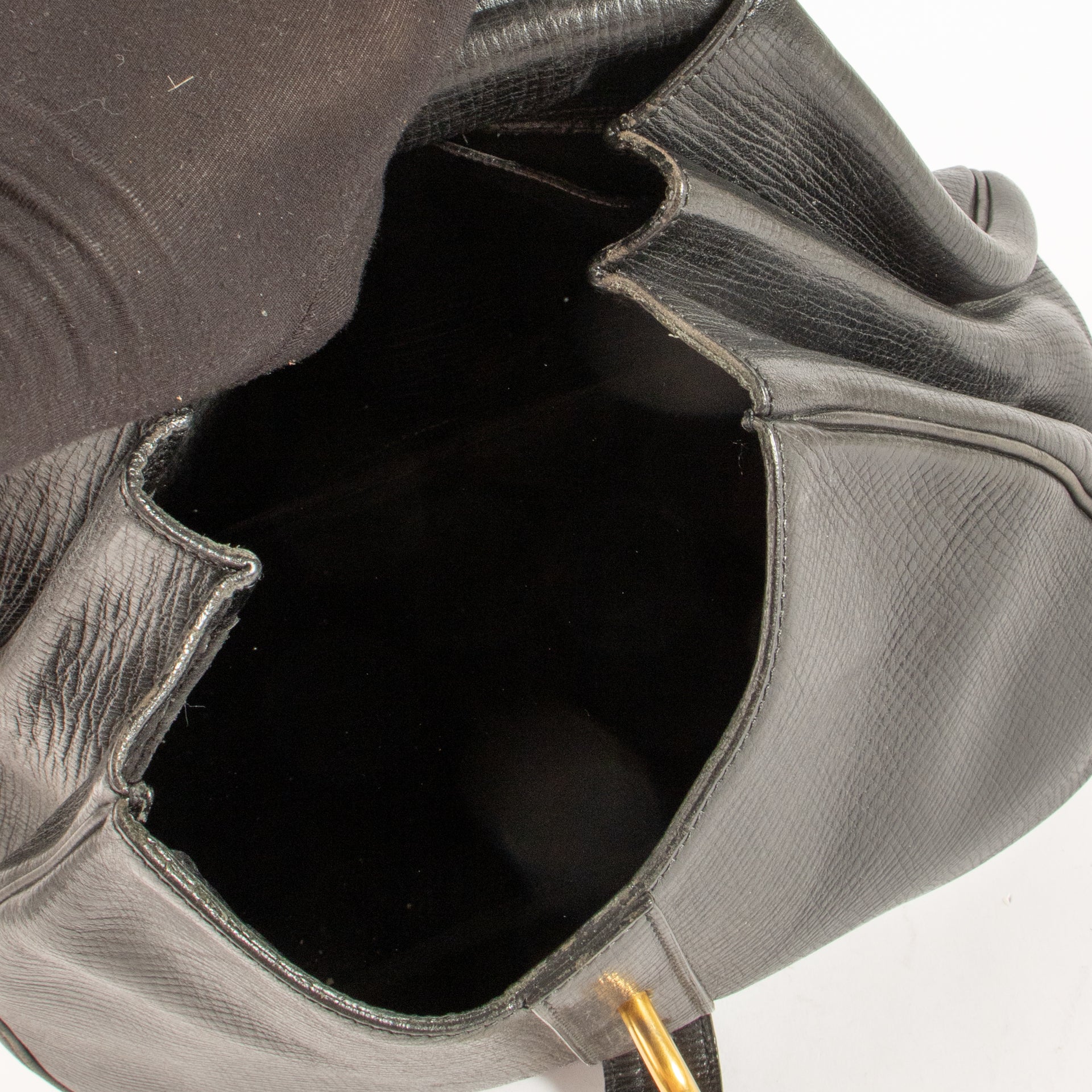 Delvaux  Black Cerveau Shoulder Bag