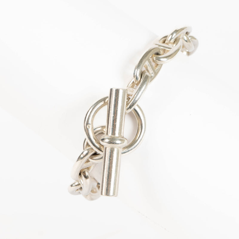 Hermes Silver Chaine d'Ancre Medium Bracelet
