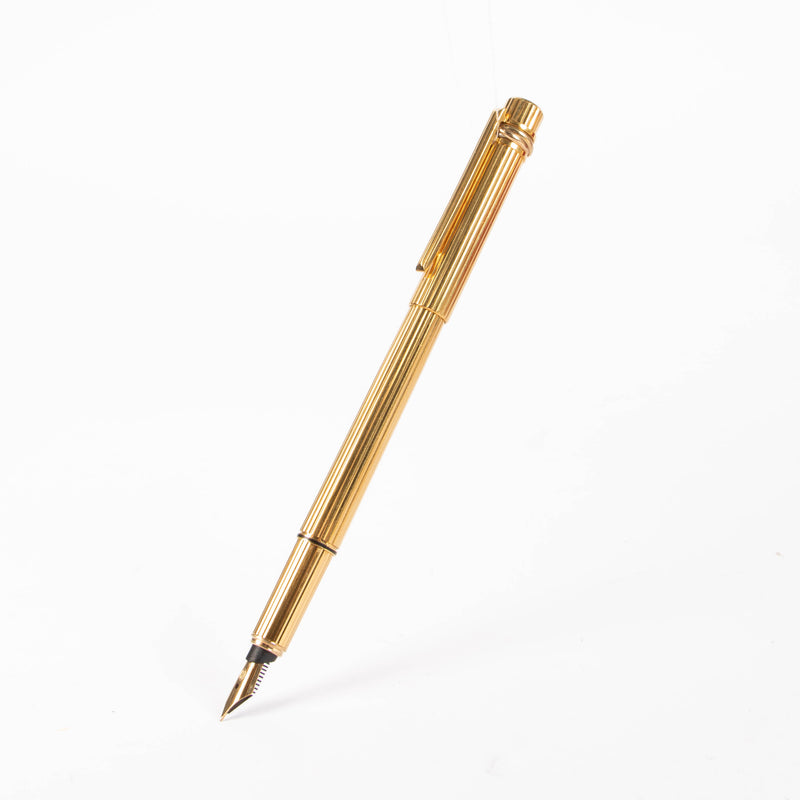 Cartier Gold Plated Trinity Fountain Pen