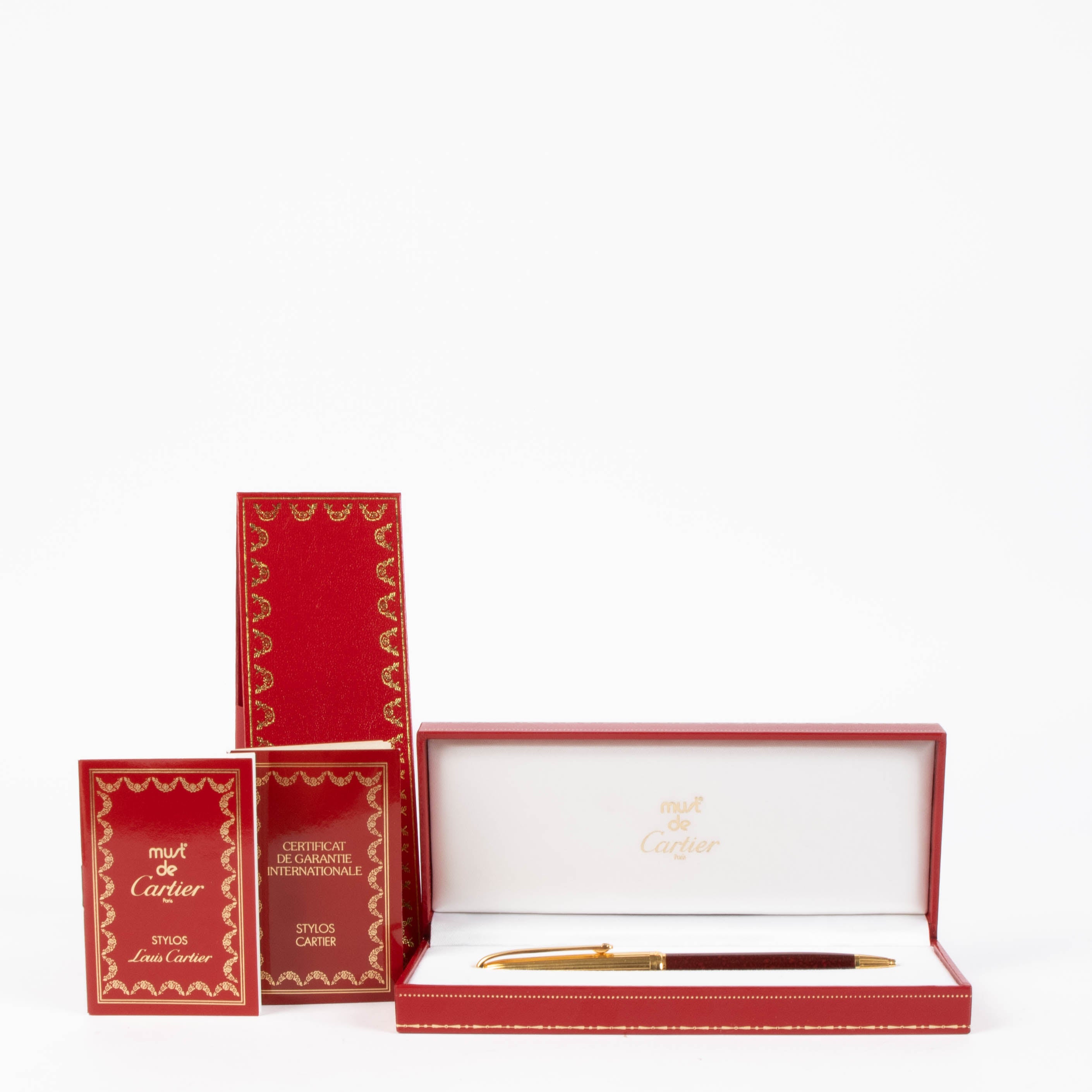Cartier Gold Plated/Resin Pasha de Cartier Ballpoint Pen – Labellov