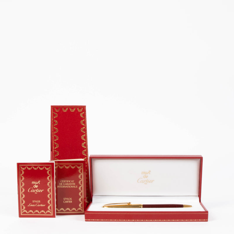 Cartier Gold Plated/Resin Pasha de Cartier Ballpoint Pen