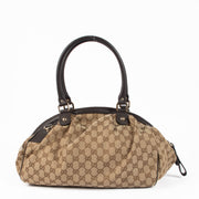 Shop the authentic Gucci GG Canvas Sukey Boston Bag second hand on Labellov.com