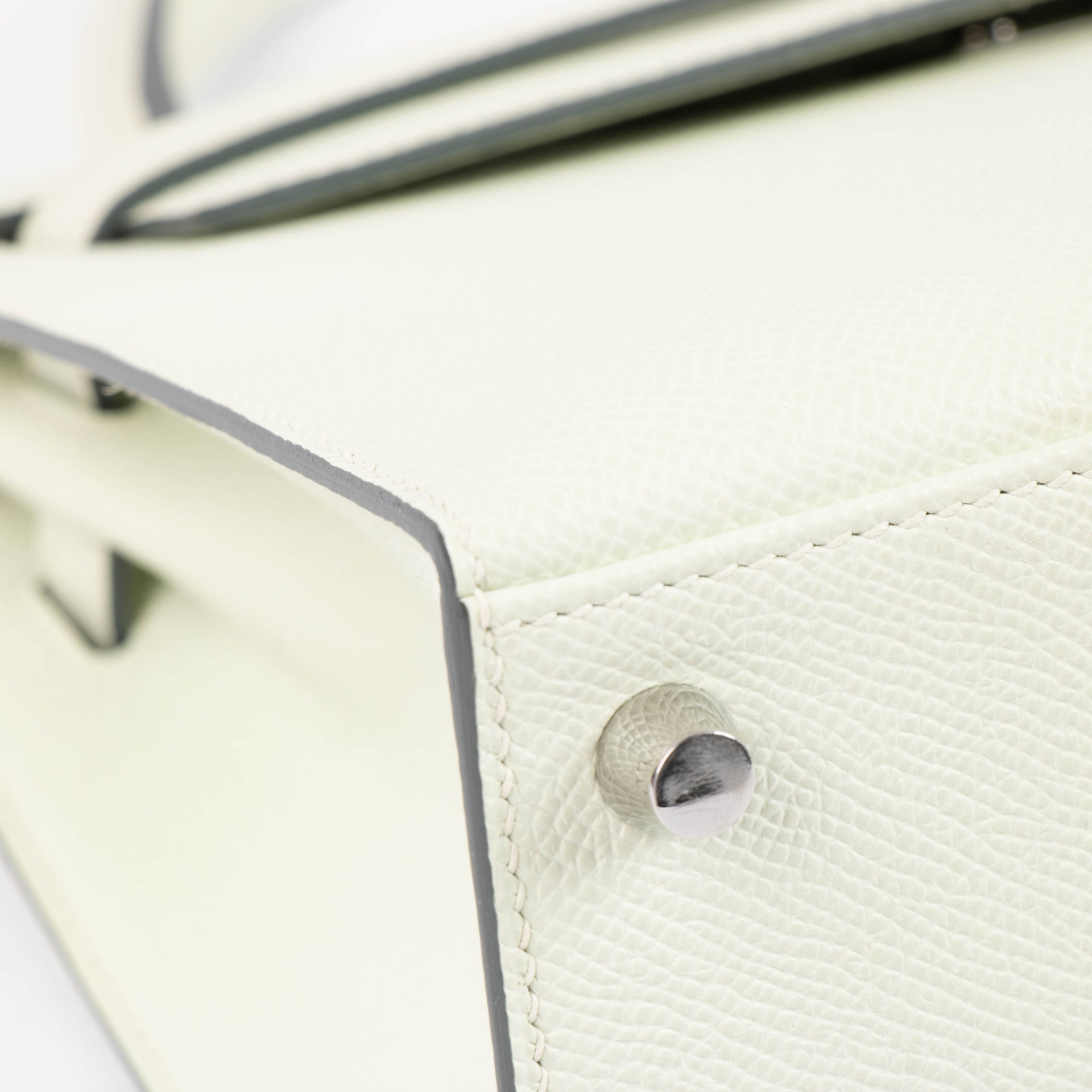 Hermes Kelly 25 Vert Fizz Epsom PHW