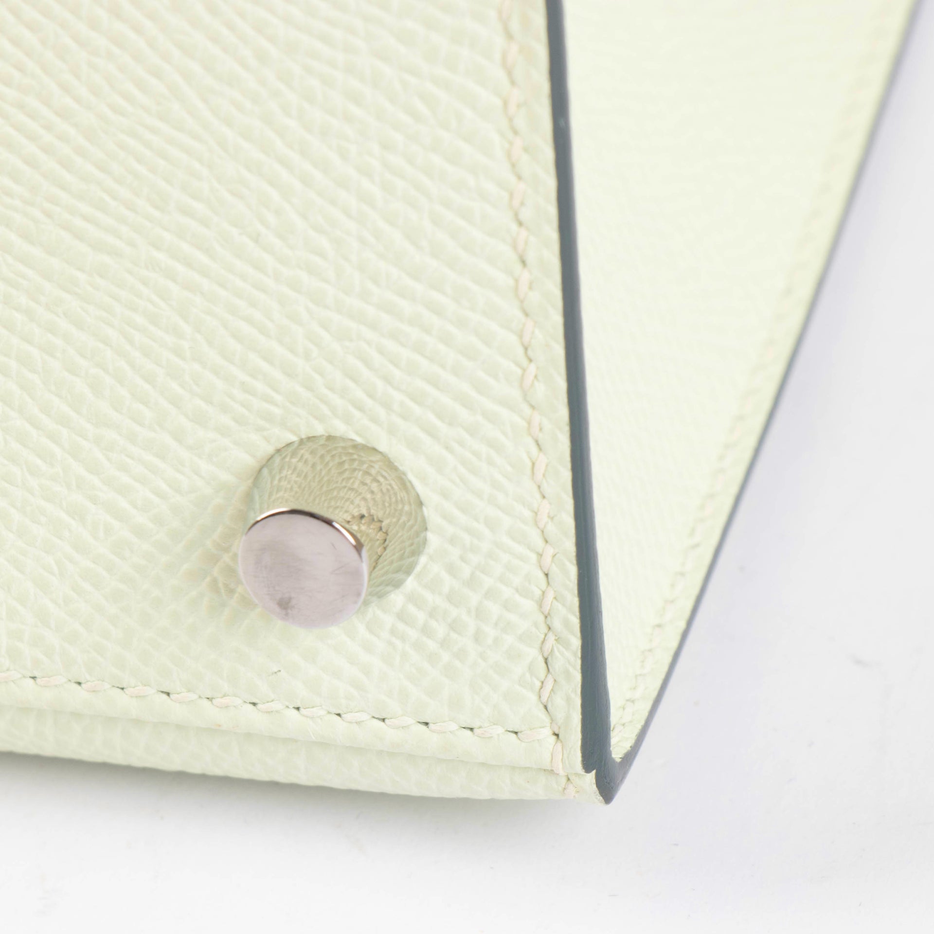 Hermes Kelly 25 Vert Fizz Epsom PHW