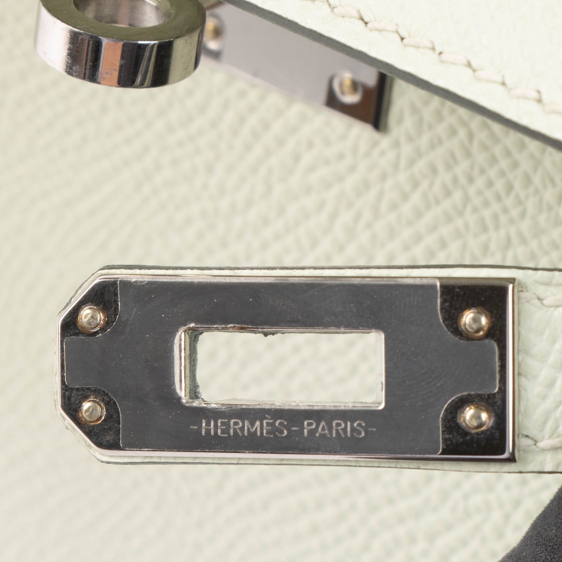 Hermes Kelly 25 Vert Fizz Epsom PHW
