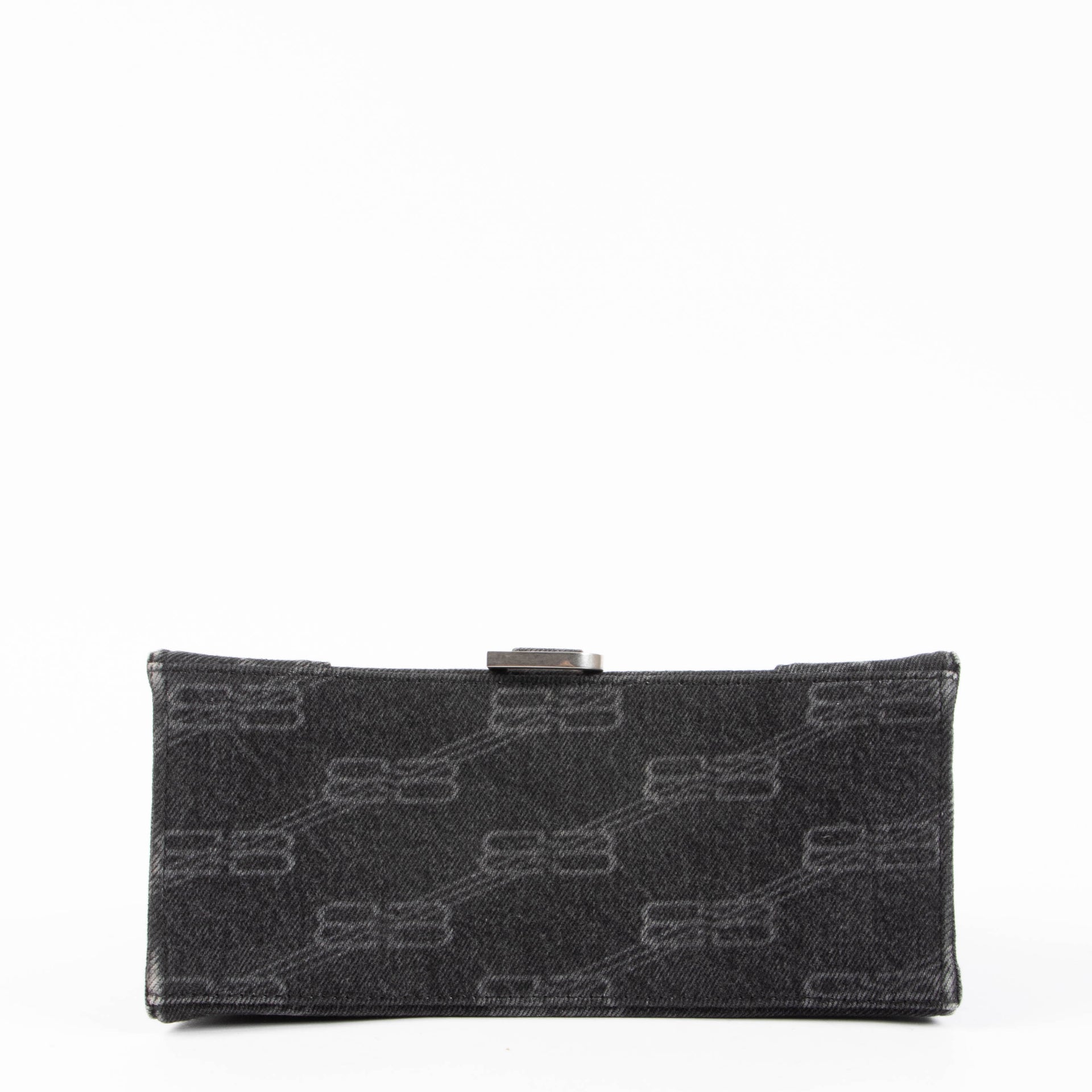 Shop this 100% authentic Balenciaga Black Denim BB Hourglass Small Bag at Labellov.com