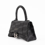 Shop this 100% authentic Balenciaga Black Denim BB Hourglass Small Bag at Labellov.com