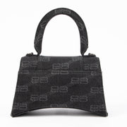 Shop this 100% authentic Balenciaga Black Denim BB Hourglass Small Bag at Labellov.com
