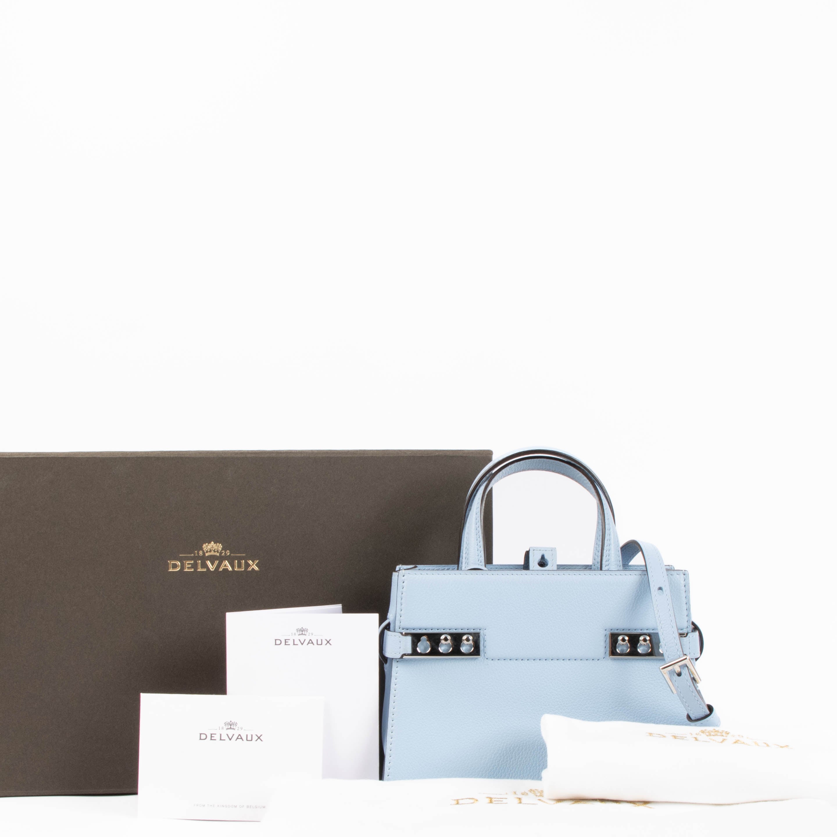 Delvaux Azure Jumping Calf Tempête Crush Small Bag – Labellov
