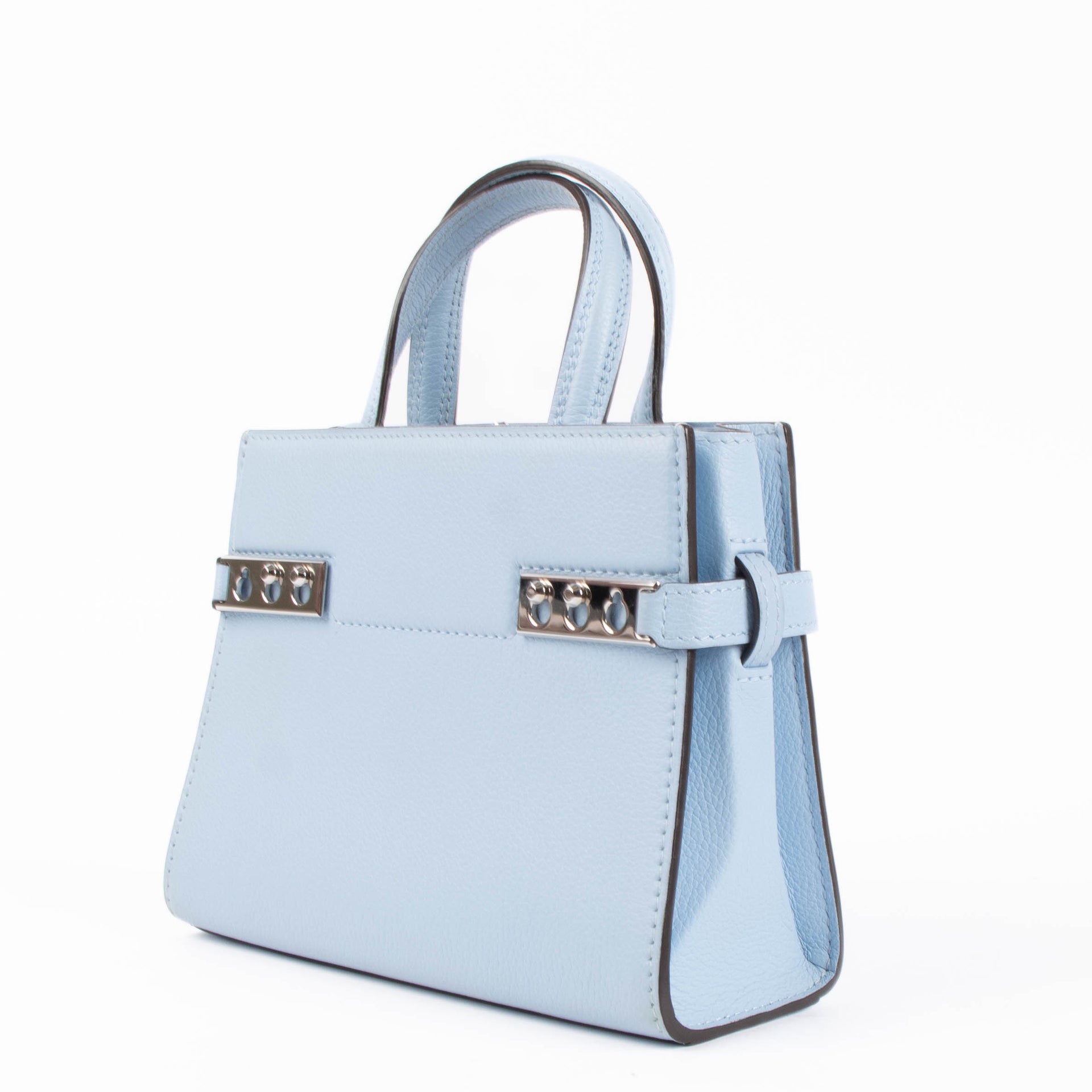 Shop the authentic Delvaux Azure Jumping Calf Tempête Crush Small Bag second hand on Labellov.com