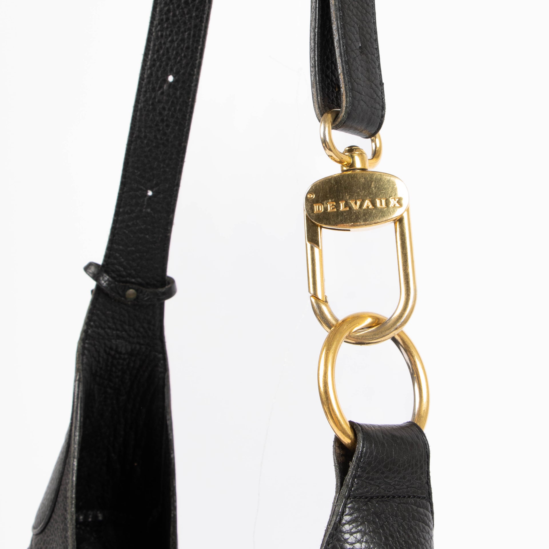Shop this authentic Delvaux Black Satan Bag pre-loved on Labellov.com